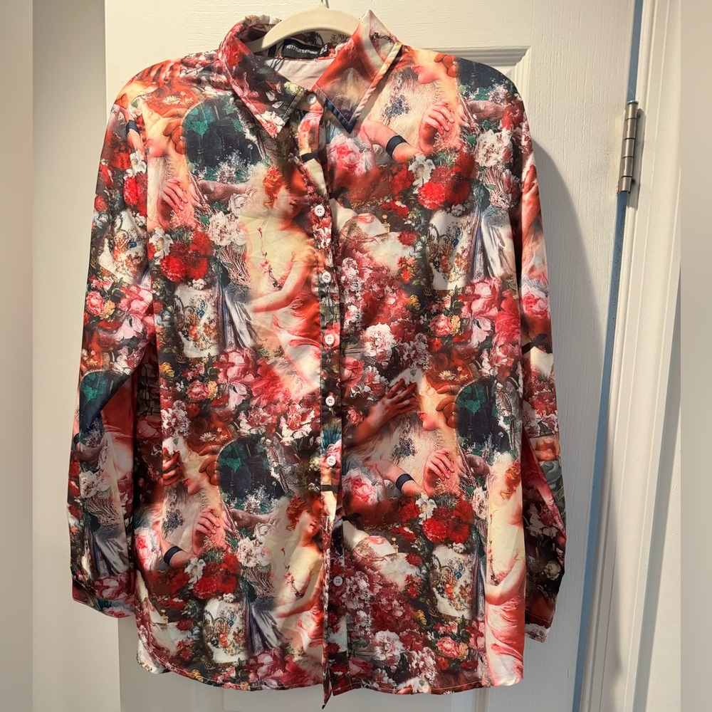 Pretty Little Thing size 12 Women’s Button Up Blouse